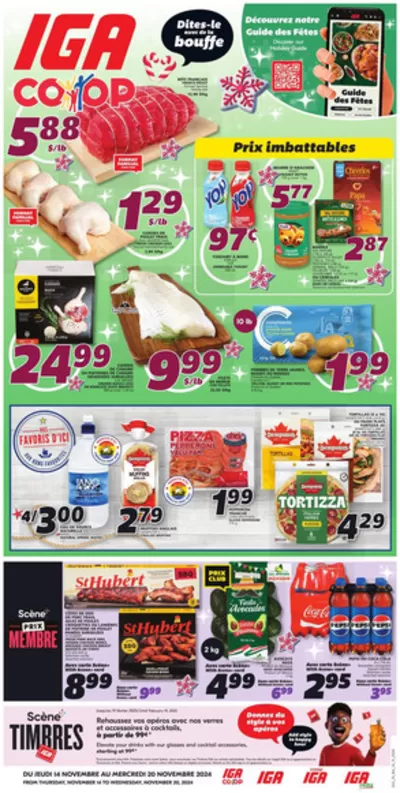 Grocery offers in L'Île-Cadieux | Save now with our deals in IGA Extra | 2024-11-14 - 2024-11-20