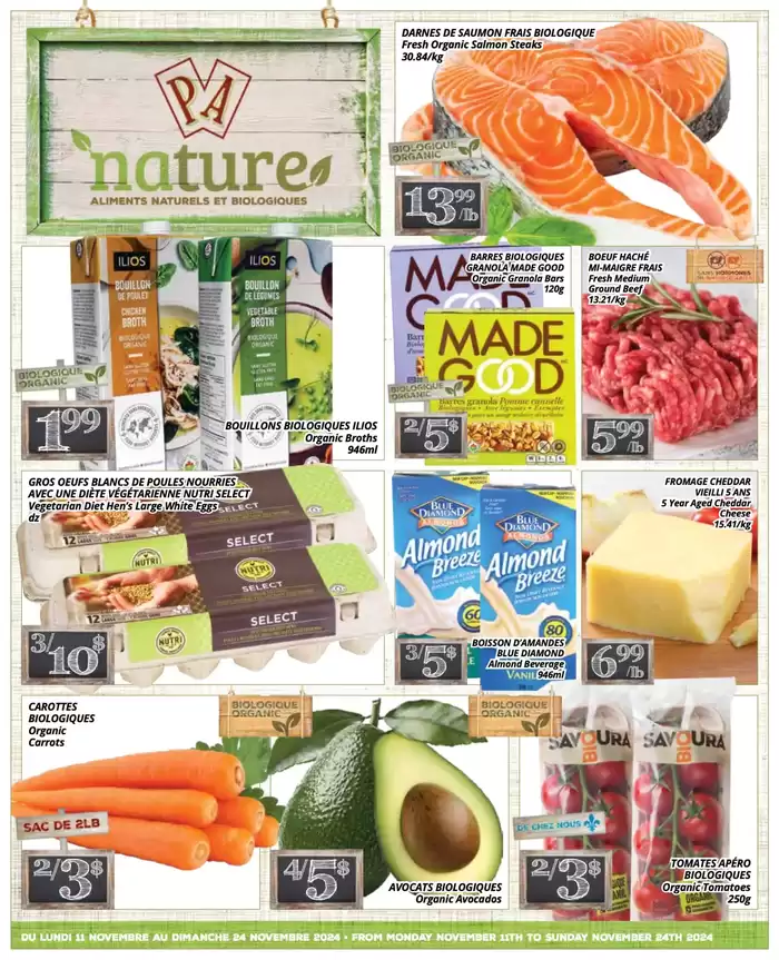 Supermarché PA catalogue in Montreal | Special offers for you | 2024-11-12 - 2024-11-26