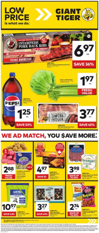 Grocery offers in La Broquerie | Our best offers for you in Giant Tiger | 2024-11-13 - 2024-11-19