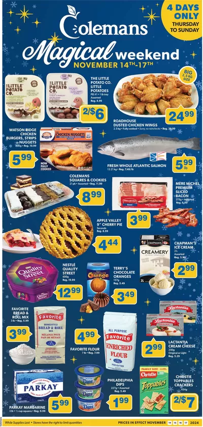 Coleman's catalogue in St. John's | Discounts and promotions | 2024-11-14 - 2024-11-20