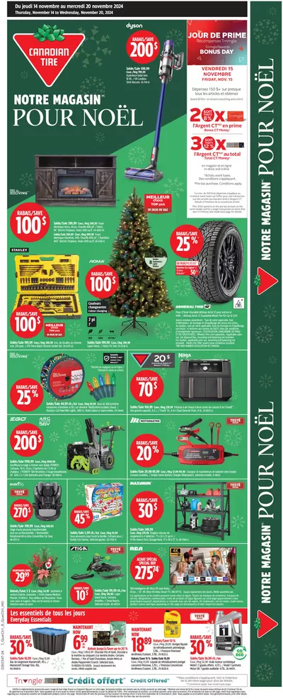 Canadian Tire catalogue in Montreal West | Discounts and promotions | 2024-11-14 - 2024-11-20