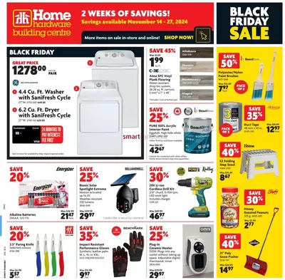 Home Hardware catalogue in Yorkton | Exclusive deals for our customers | 2024-11-14 - 2024-11-27