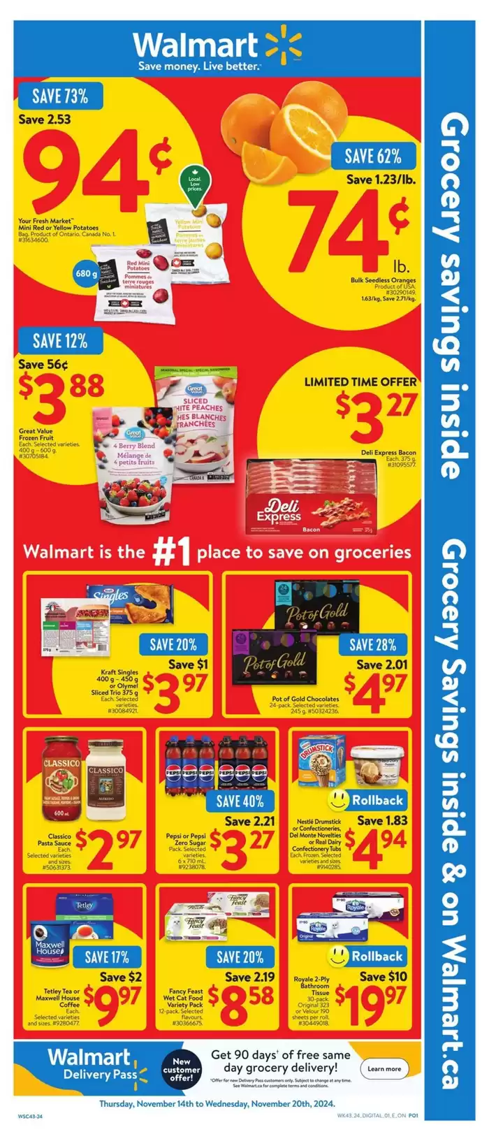 Walmart catalogue in Moncton | Walmart flyer | 2024-11-14 - 2024-11-20