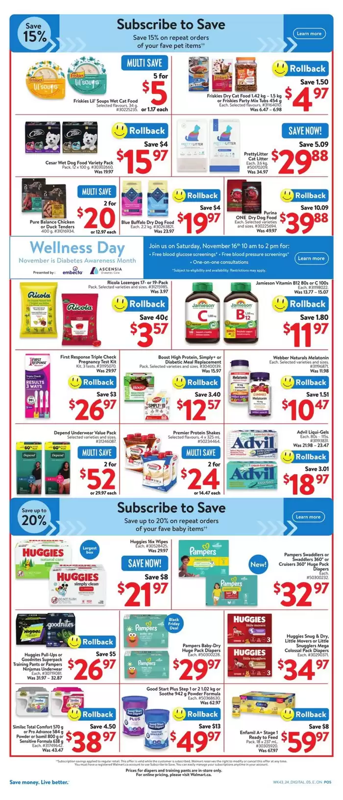 Walmart catalogue in Moncton | Walmart flyer | 2024-11-14 - 2024-11-20