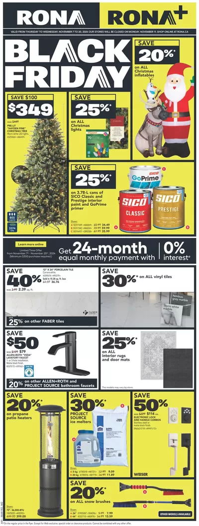 RONA catalogue in Dégelis | RONA Weekly ad | 2024-11-14 - 2024-11-20