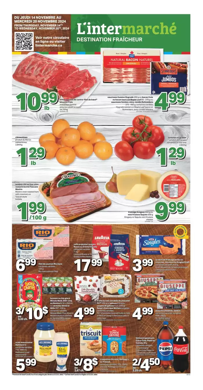 L'Intermarché catalogue in Dollard-des-Ormeaux | Current deals and offers | 2024-11-14 - 2024-11-20