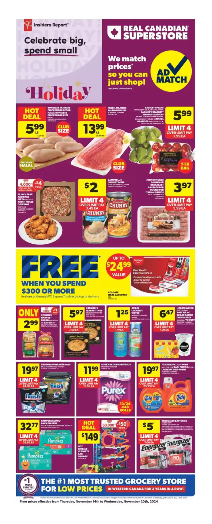 Real Canadian Superstore catalogue in Prince George | Weekly Flyer | 2024-11-14 - 2024-11-20