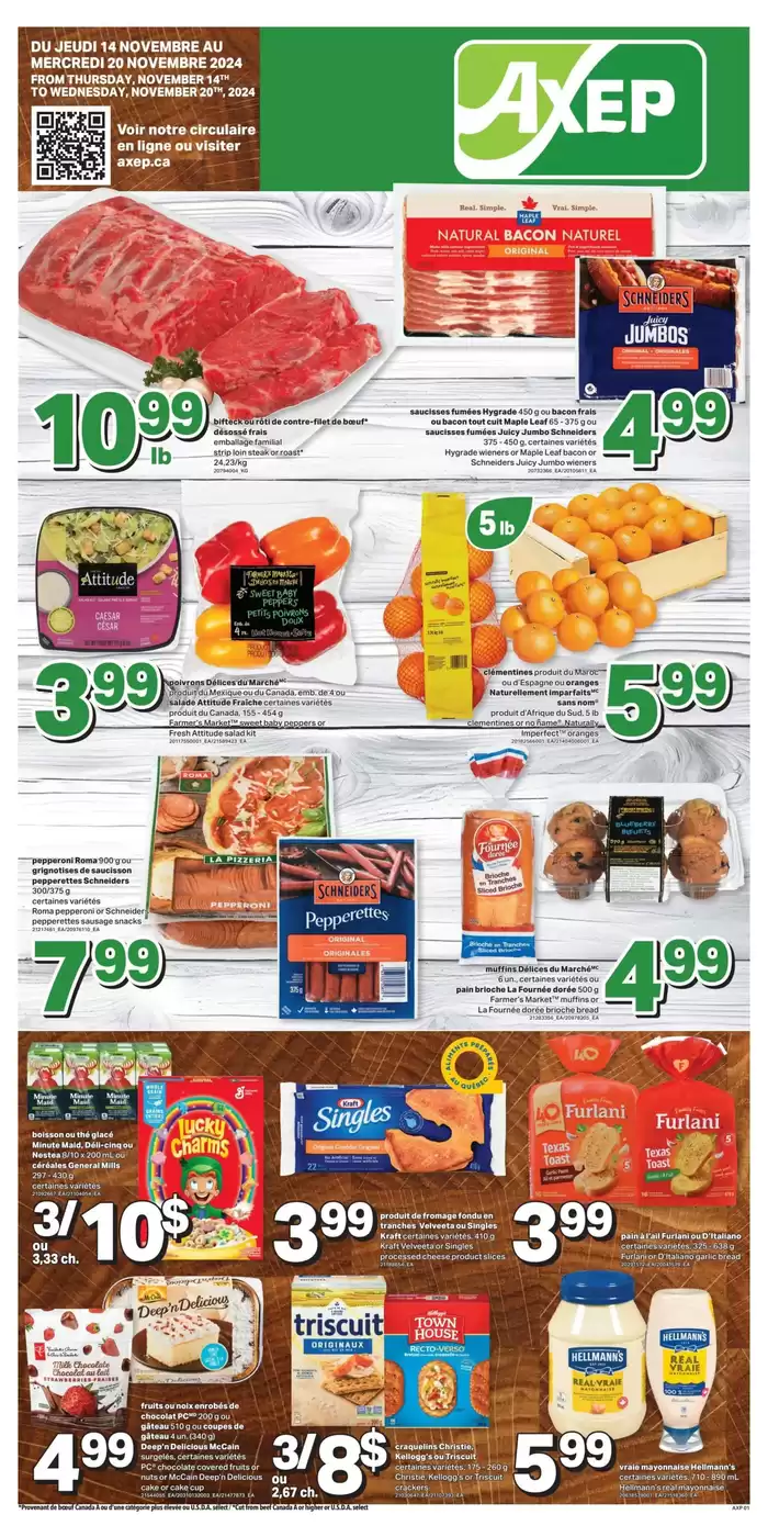 Axep catalogue in Aylmer QC | Axep Weekly ad | 2024-11-14 - 2024-11-20