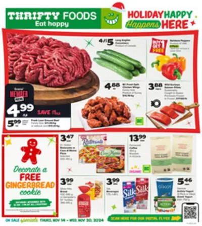 Grocery offers in Chemainus | Discover attractive offers in Thrifty Foods | 2024-11-14 - 2024-11-20