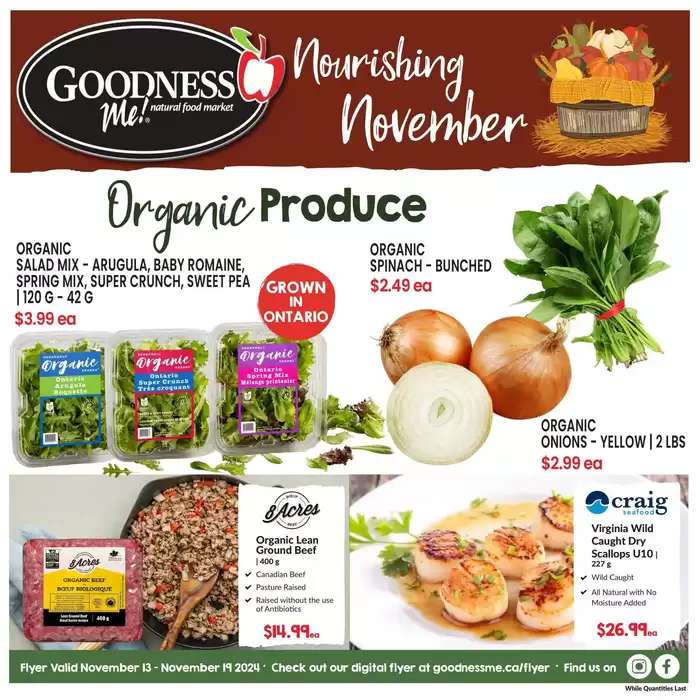 Goodness Me catalogue in Kitchener | Nourishing November | 2024-11-13 - 2024-11-19