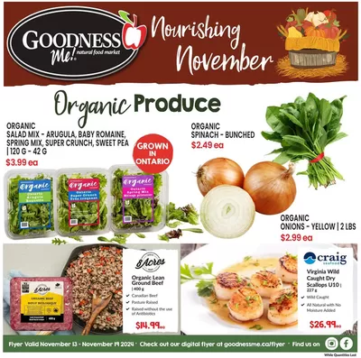 Grocery offers in Baden | Nourishing November in Goodness Me | 2024-11-13 - 2024-11-19