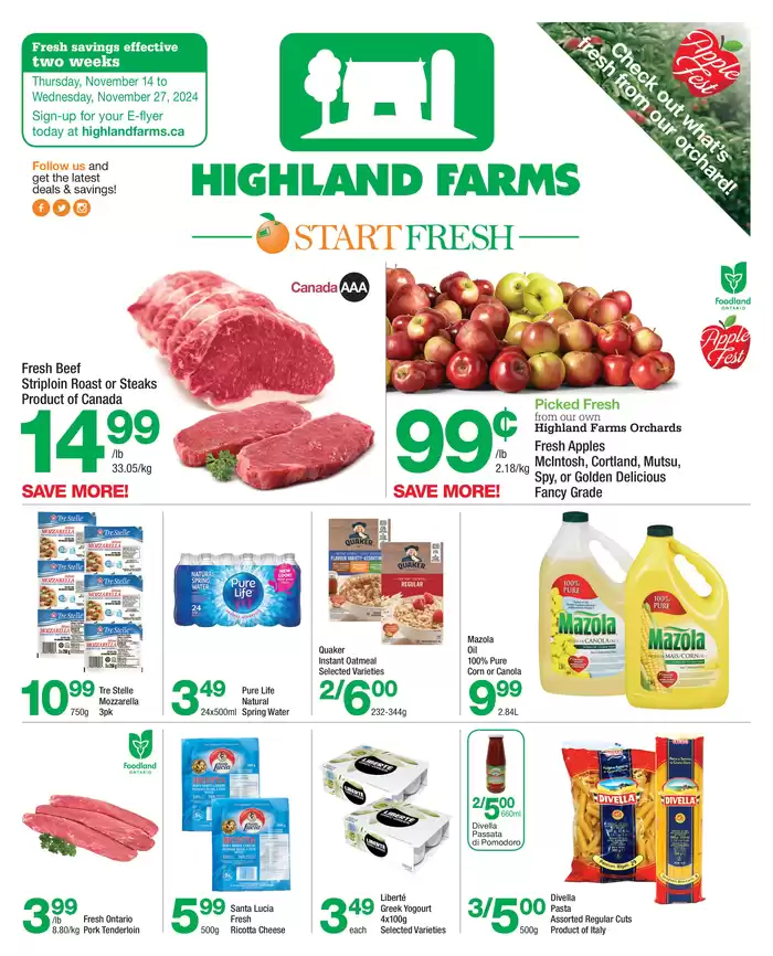 Highland Farms catalogue in Scarborough | Highland Farms flyer | 2024-11-14 - 2024-11-27