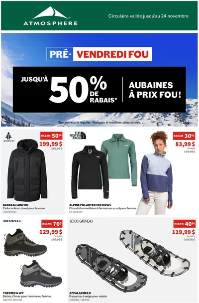 Sport offers in Georgetown | PRÉ- VENDREDI FOU in Atmosphere | 2024-11-14 - 2024-11-24