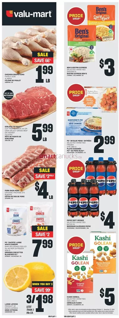 Valu-mart catalogue in Morrisburg ON | Valu-mart weeky flyer | 2024-11-14 - 2024-11-20