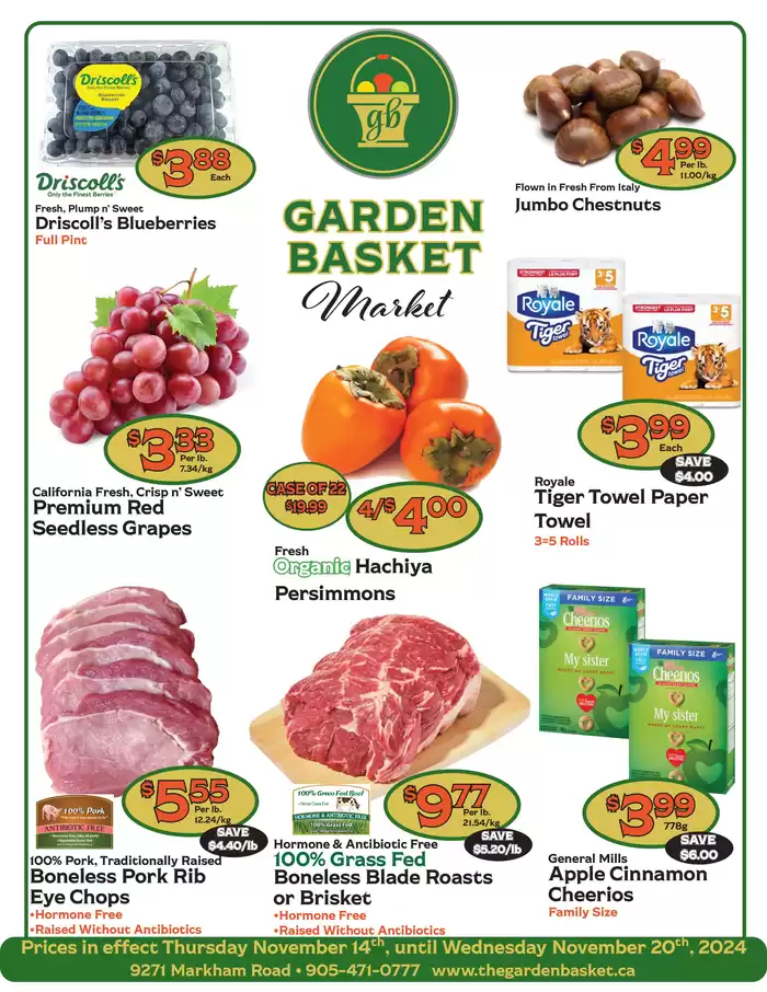 The Garden Basket catalogue in Markham | The Garden Basket | 2024-11-14 - 2024-11-28