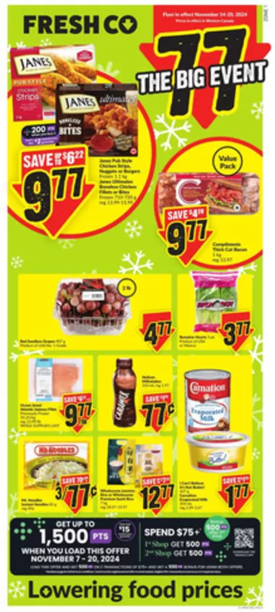 Grocery offers in 100 Mile House | Weekly West in FreshCo | 2024-11-14 - 2024-11-20