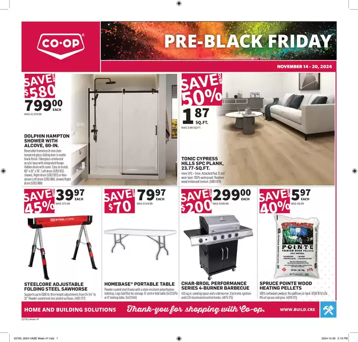 Co-op Home Centre catalogue in Leduc | Current bargains and offers | 2024-11-14 - 2024-11-20