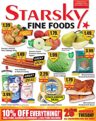 Starsky catalogue in Mississauga | Weekly flyer Starsky | 2024-11-14 - 2024-11-28