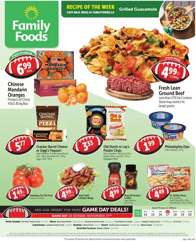 Grocery offers in Trochu | Exclusive deals and bargains in Family Foods | 2024-11-14 - 2024-11-28