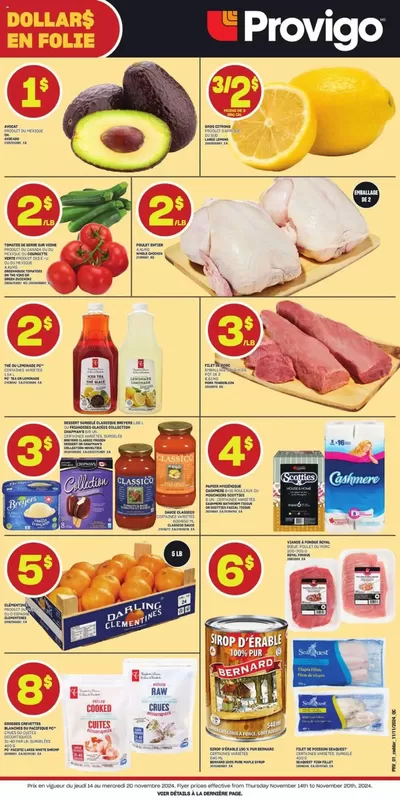 Grocery offers in Montreal West | Provigo weekly flyer in Provigo | 2024-11-14 - 2024-11-20