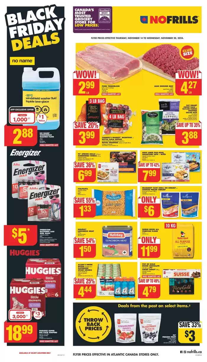 No Frills catalogue in Haute-Aboujagane | No Frills Weekly ad | 2024-11-14 - 2024-11-20