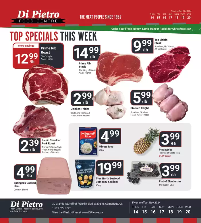 Di Pietro catalogue in Kitchener | Top Specials This Week | 2024-11-14 - 2024-11-20