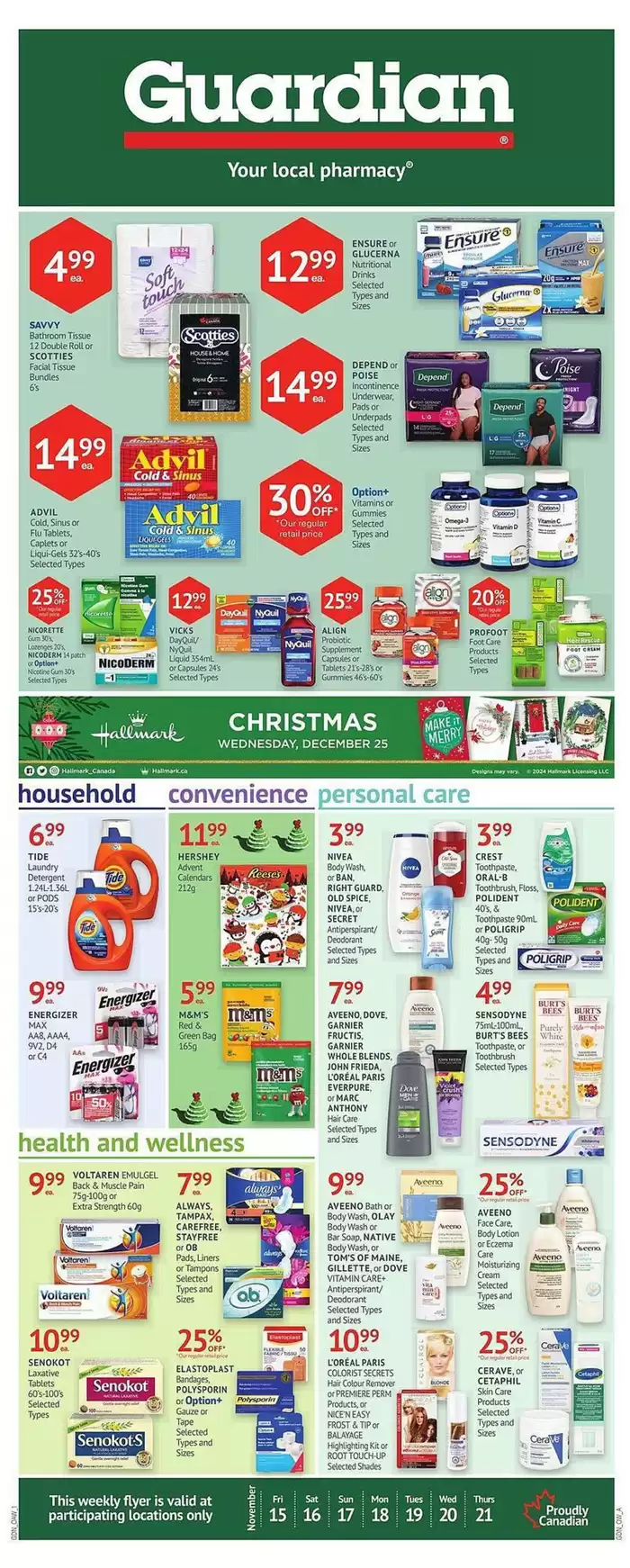 Guardian Pharmacy catalogue in Halifax | Guardian Pharmacy weekly flyer | 2024-11-13 - 2024-11-19