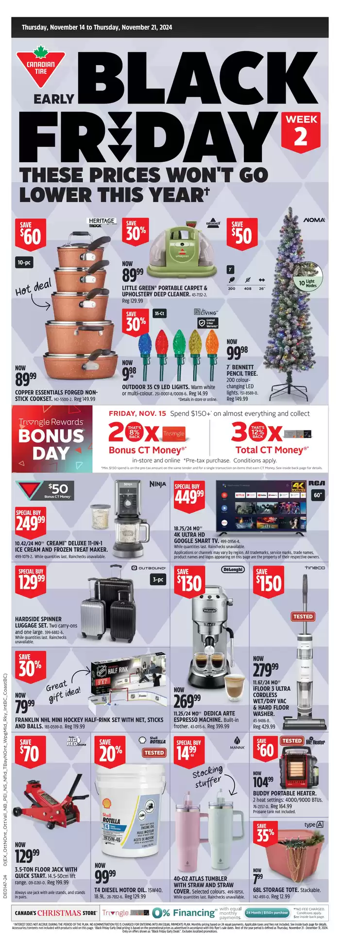 Canadian Tire catalogue in Sault Ste. Marie | Great offer for bargain hunters | 2024-11-14 - 2024-11-21