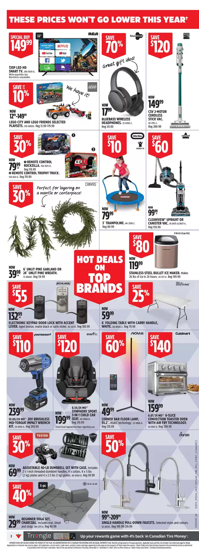 Canadian Tire catalogue in Sault Ste. Marie | Great offer for bargain hunters | 2024-11-14 - 2024-11-21