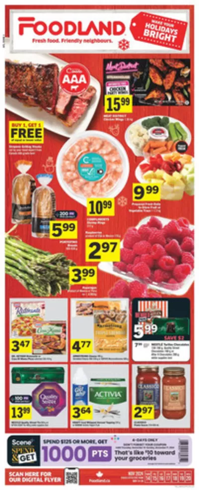 Grocery offers in Wallace NS | Wide range of offers in Foodland | 2024-11-14 - 2024-11-20