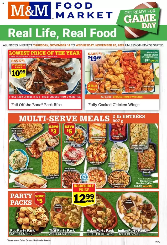 M&M Meat Shops catalogue in Brampton | M&M Meat Shops weekly flyer | 2024-11-14 - 2024-11-20