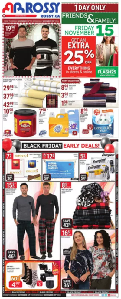 Rossy catalogue in Montreal West | Weekly Ad | 2024-11-14 - 2024-11-20