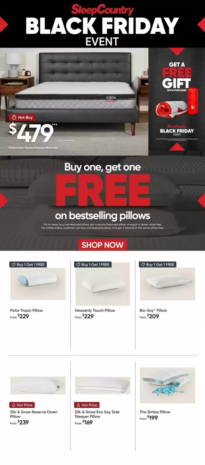 Sleep Country catalogue in Brampton | Black Friday Event | 2024-11-14 - 2024-11-20