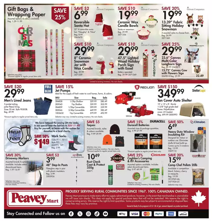 Peavey Mart catalogue in Morden | Tis The Season | 2024-11-15 - 2024-11-21