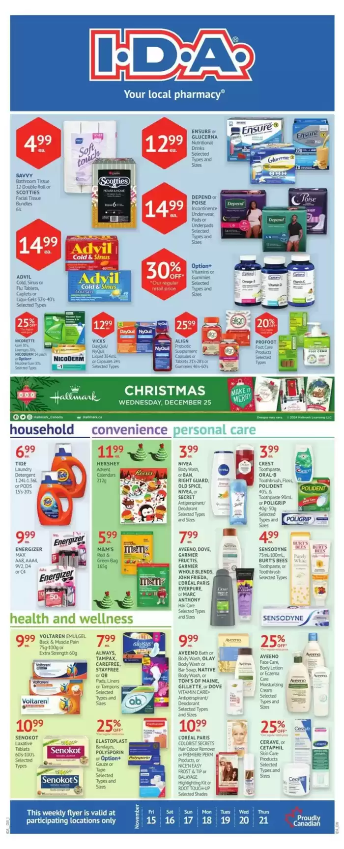 IDA Pharmacy catalogue in Hamilton | Current deals and offers | 2024-11-15 - 2024-11-21