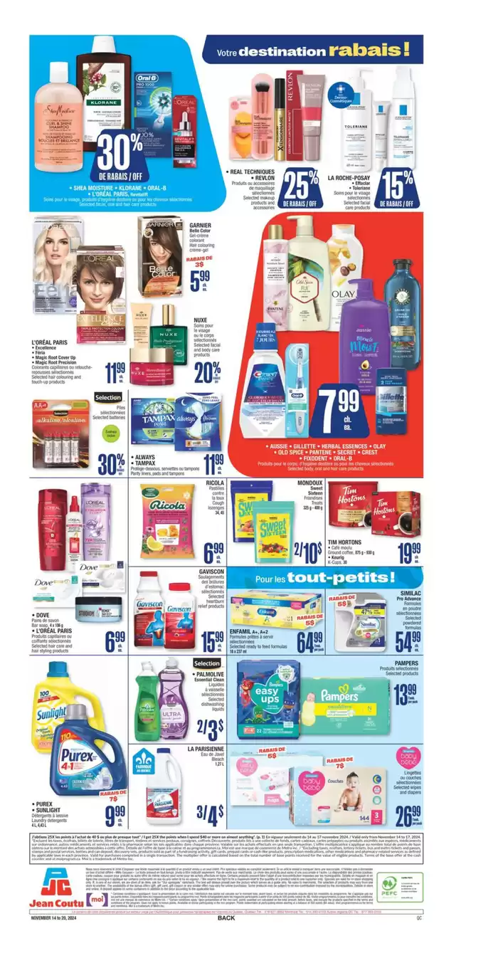 Jean Coutu catalogue in Rimouski | Weekly Flyer | 2024-11-14 - 2024-11-20