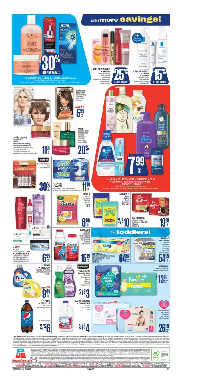 Jean Coutu catalogue in Saint-Siméon | Discounts and promotions | 2024-11-14 - 2024-11-20