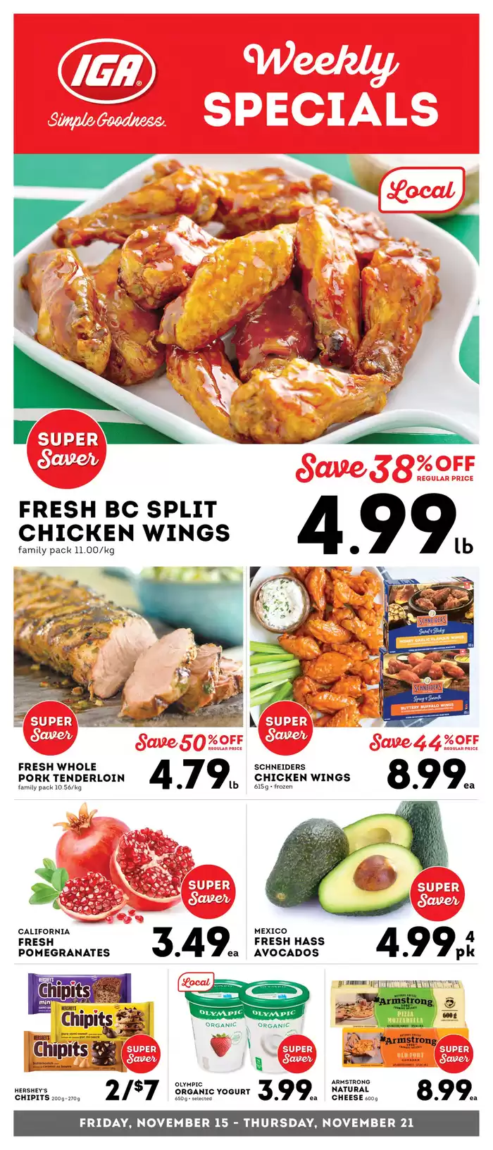 Market Place IGA catalogue in Vancouver | Market Place IGA weekly flyer | 2024-11-15 - 2024-11-21