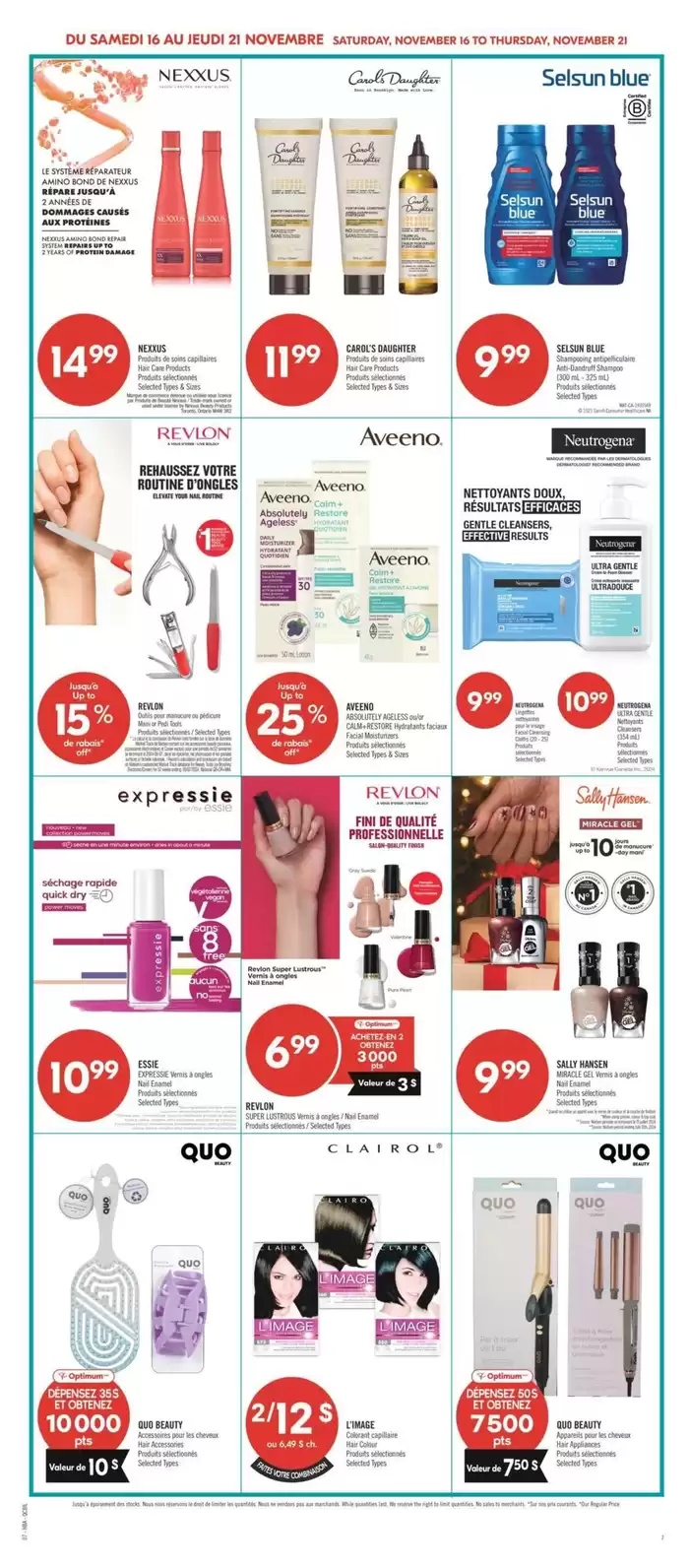 Shoppers Drug Mart catalogue in Fort Frances | Shoppers Drug Mart Weekly ad | 2024-11-16 - 2024-11-21