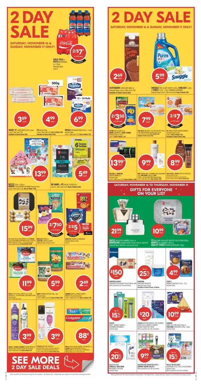 Shoppers Drug Mart catalogue in Saint-Quentin | Current deals and offers | 2024-11-16 - 2024-11-21