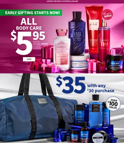 Pharmacy & Beauty offers in Buckingham | Early Gifting Starts Now in Bath & Body Works | 2024-11-15 - 2024-11-29