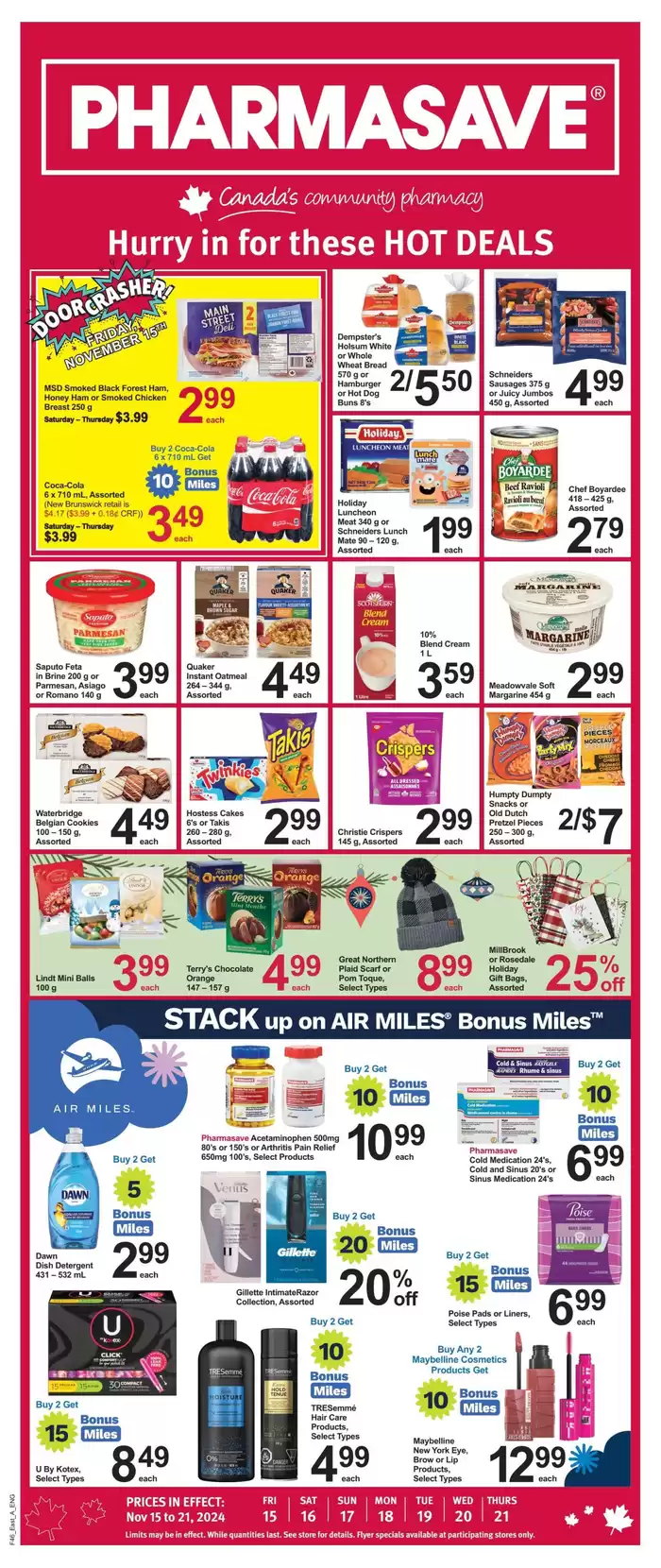 Pharmasave catalogue in Orangeville | Attractive special offers for everyone | 2024-11-15 - 2024-11-21