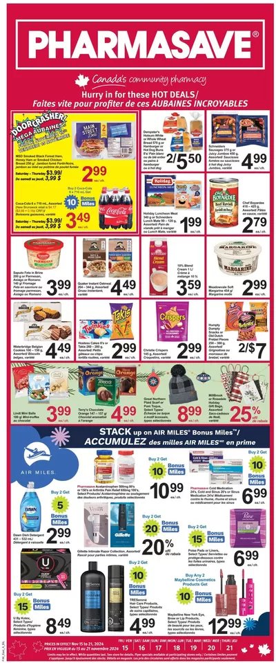 Pharmacy & Beauty offers in Massey ON | Exclusive deals for our customers in Pharmasave | 2024-11-15 - 2024-11-21