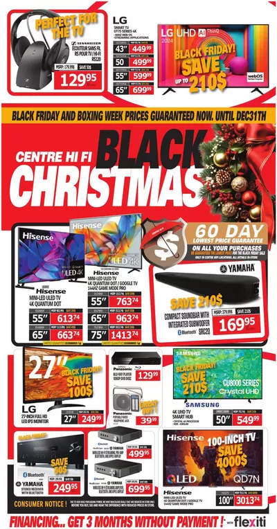 Electronics offers in Courcelette | Top deals for all customers in Centre Hi-Fi | 2024-11-15 - 2024-11-21