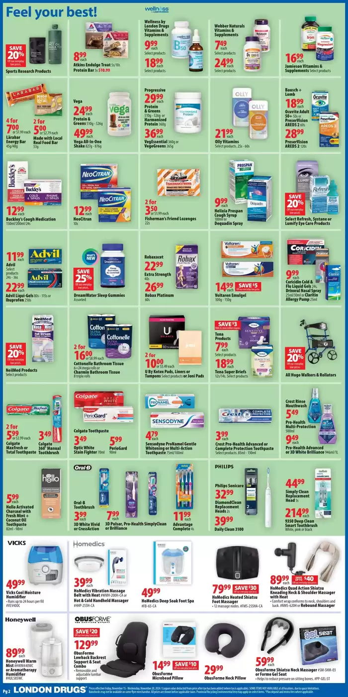 London Drugs catalogue in Vancouver | London Drugs Weekly ad | 2024-11-15 - 2024-11-20