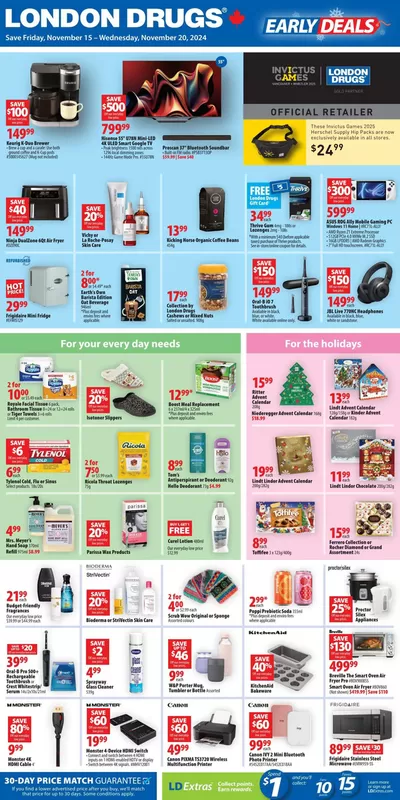 Pharmacy & Beauty offers in Surrey | London Drugs Weekly ad in London Drugs | 2024-11-15 - 2024-11-20