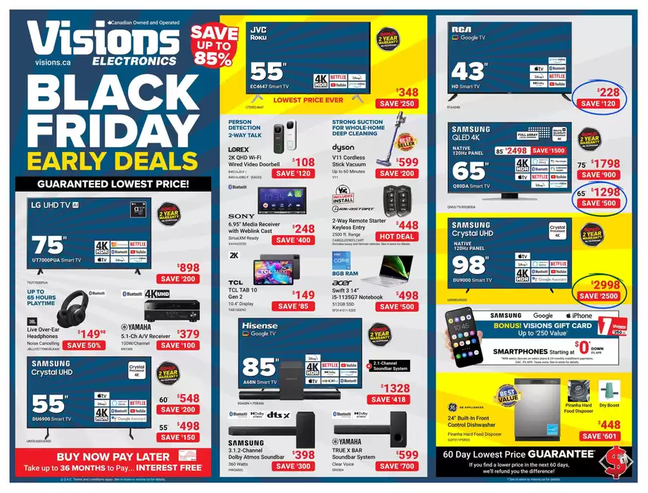 Visions Electronics catalogue in Grande Prairie | Flyer | 2024-11-15 - 2024-11-20