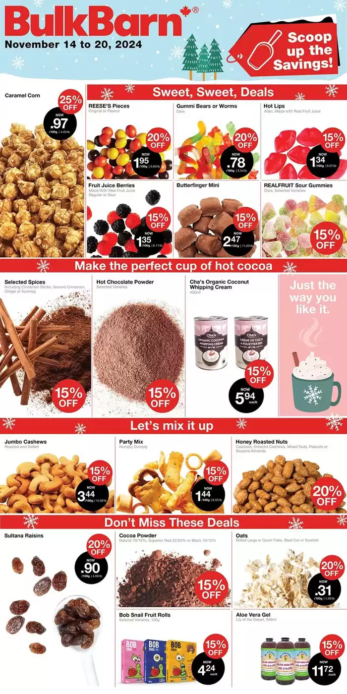 Bulk Barn catalogue in Laval | Bulk Barn Weekly ad | 2024-11-14 - 2024-11-20