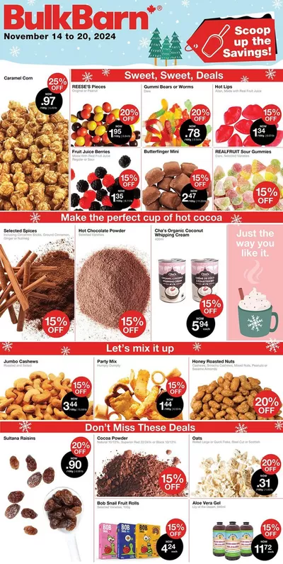 Grocery offers in Saugeen Shores | Bulk Barn Weekly ad in Bulk Barn | 2024-11-14 - 2024-11-20