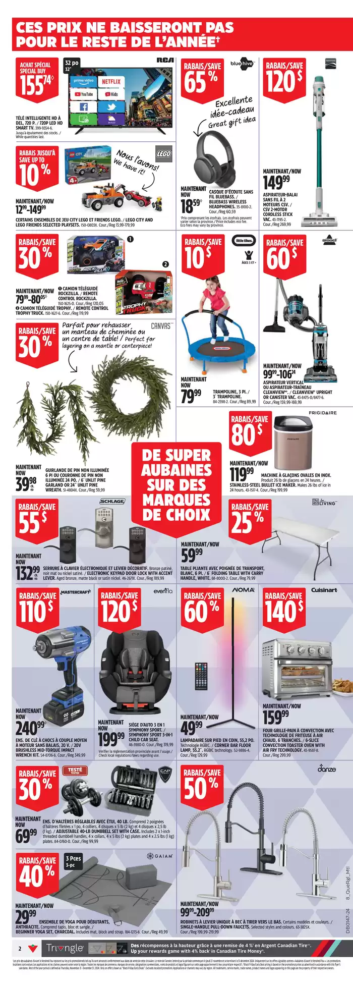 Canadian Tire catalogue in Montreal | Great offer for all customers | 2024-11-14 - 2024-11-20